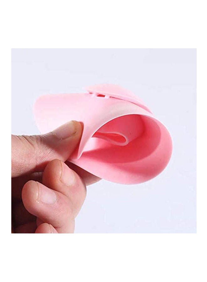 Silicone Bath Tub Drain Plug Cover And Strainers Pink 32x16cm - Image 3
