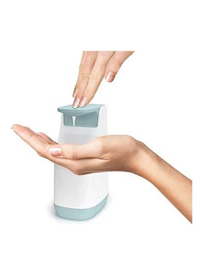 Joseph Joseph Slim Compact Soap Dispenser White Blue 15x10cm  - Image 2