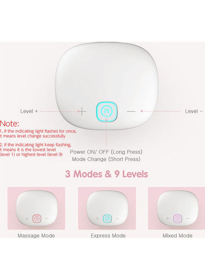 YOUHA Wearable Hands Free Double Electric Portable Breast Cup With Adjustable Modes - Image 4