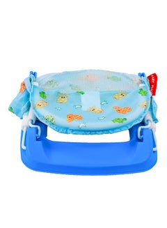 BABY PLUS 3-Position Deluxe Non-Slip Secure Foldable Bather For Newborn, Multicolour - BP8284-BLUE, 31x21x36 cm  - Image 4
