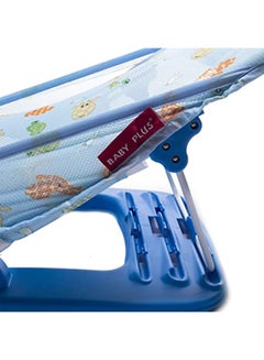 BABY PLUS 3-Position Deluxe Non-Slip Secure Foldable Bather For Newborn, Multicolour - BP8284-BLUE, 31x21x36 cm  - Image 5