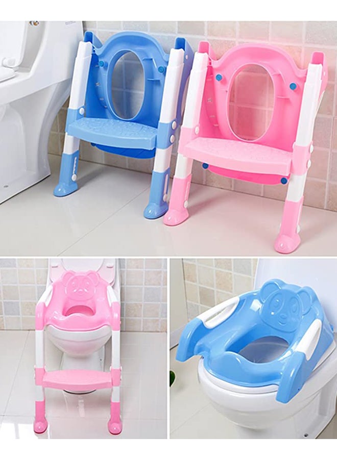 Generic Portable Folding Trainer Toilet Potty Training Ladder Chair For Children  - Image 5