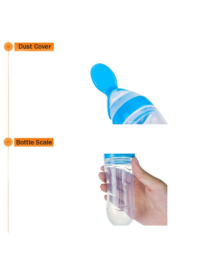Generic - Silicone Squeeze Bottle Spoon For Baby Feeding - Image 1
