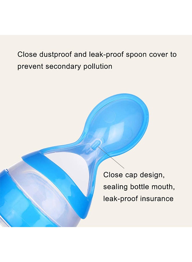 Generic - Silicone Squeeze Bottle Spoon For Baby Feeding - Image 1