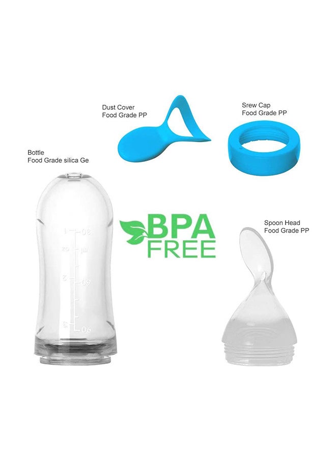 Generic - Silicone Squeeze Bottle Spoon For Baby Feeding - Image 1