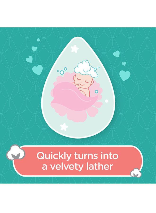 جونسون غسول ملمس القطن لحديثي الولادة  2 في 1، 300 مل - Image 4