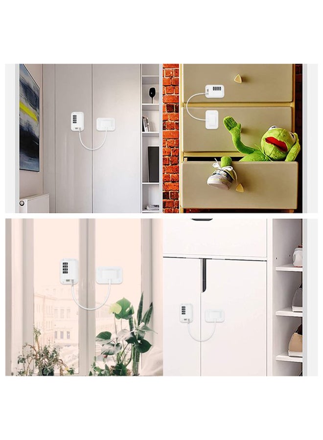 Adhesive Password Protection Refrigerator Window Door And Cupboard Cabinet Children Safety Lock  - Image 4