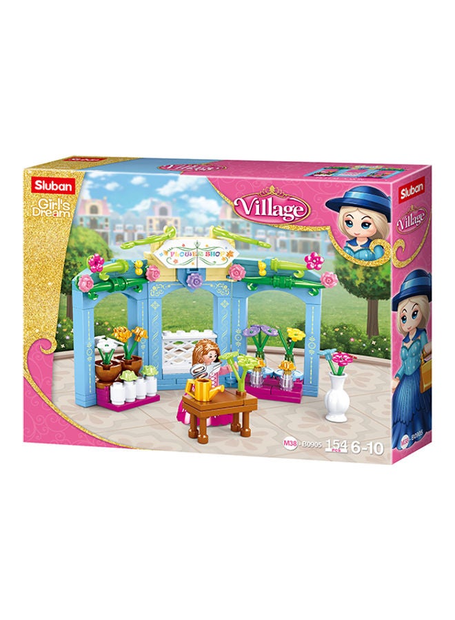 Sluban M38-B0905 154 Piece Flower Store Set 6+ Years 