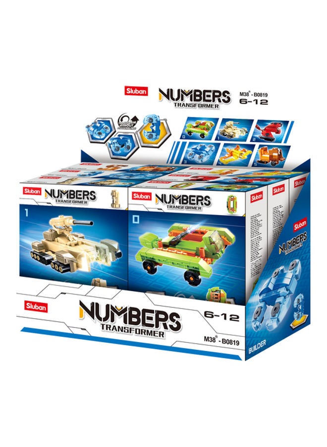 Sluban - M38-B0819 Numbers Transformers - Assorted 6_years - Image 1