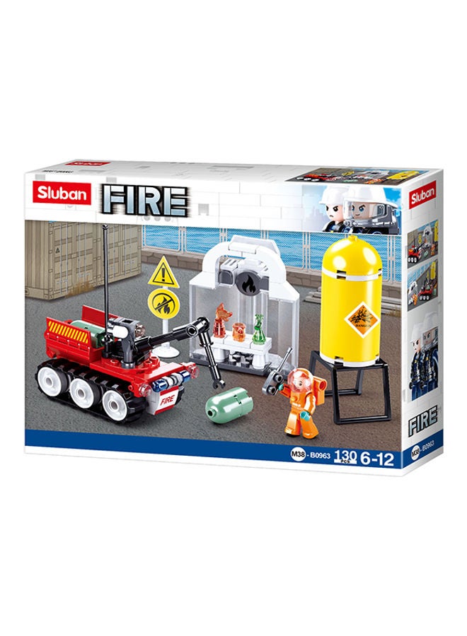 Sluban M38-B0963 130 Piece Fire Drill 6+ Years 