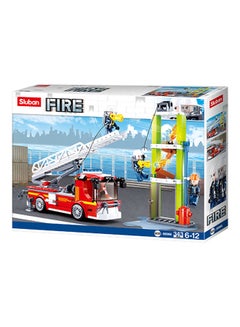 سلوبان M38-B0966 343 Piece Fire Engine 6+ Years 