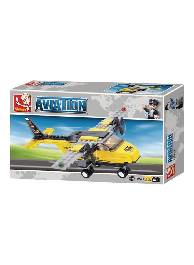Sluban M38-B0360 110 Piece Aviation Trainer 6+ Years 