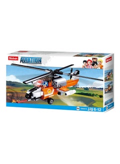 سلوبان M38-B0667D 129 Piece Aviation Fire Helicopter 6+ Years 