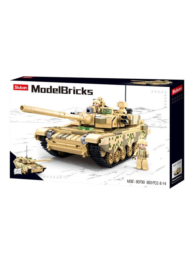 M38-B0790 893 Piece 2 in 1 Main Battle Tank 8+ Years