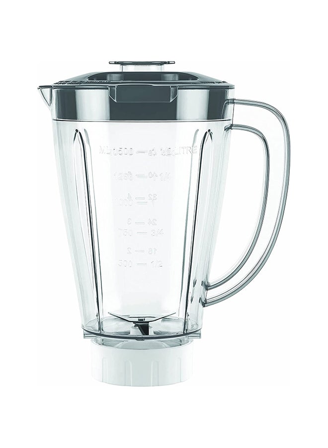 KENWOOD - Blender Smoothie Maker With Grinder Mill, Chopper Mill, Ice Crush Function 2 L 400 W BLP10.C0WH White/Clear - Image 1