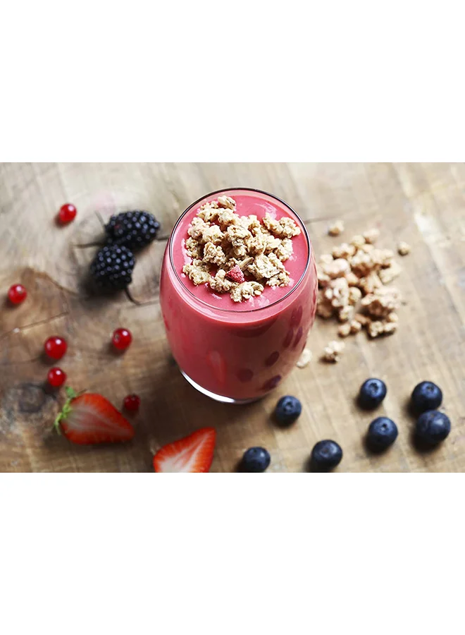 KENWOOD Personal Blender Smoothie Maker  With  &  Tritan Smoothie2Go Bottle and Lid, Ice Crush Function 700 ml 600 W BSP70.180SI Silver