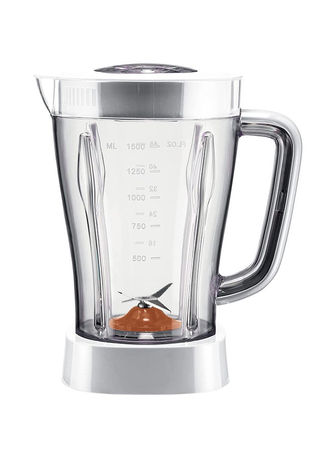 KENWOOD - Blender Smoothie Maker with Multi Mill (Grinder/Chopper) - Ice Crush Function 2 L 500 W BLP15.150WH White - Image 1