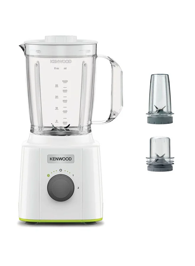 KENWOOD Blender Smoothie Maker Blend-Xtract (Effortless and Efficient Blending) With Multi Mill (Grinder/Chopper) 350 W BLP31.D0WG White