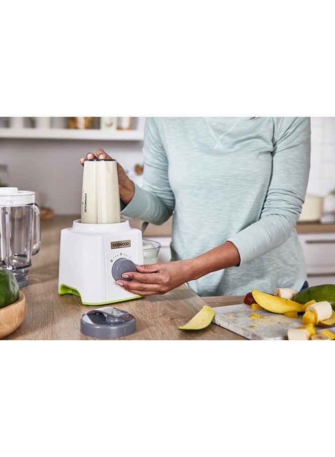 KENWOOD - Blender Smoothie Maker Blend-Xtract (Effortless and Efficient Blending) With Multi Mill (Grinder/Chopper) 350 W BLP31.D0WG White - Image 1