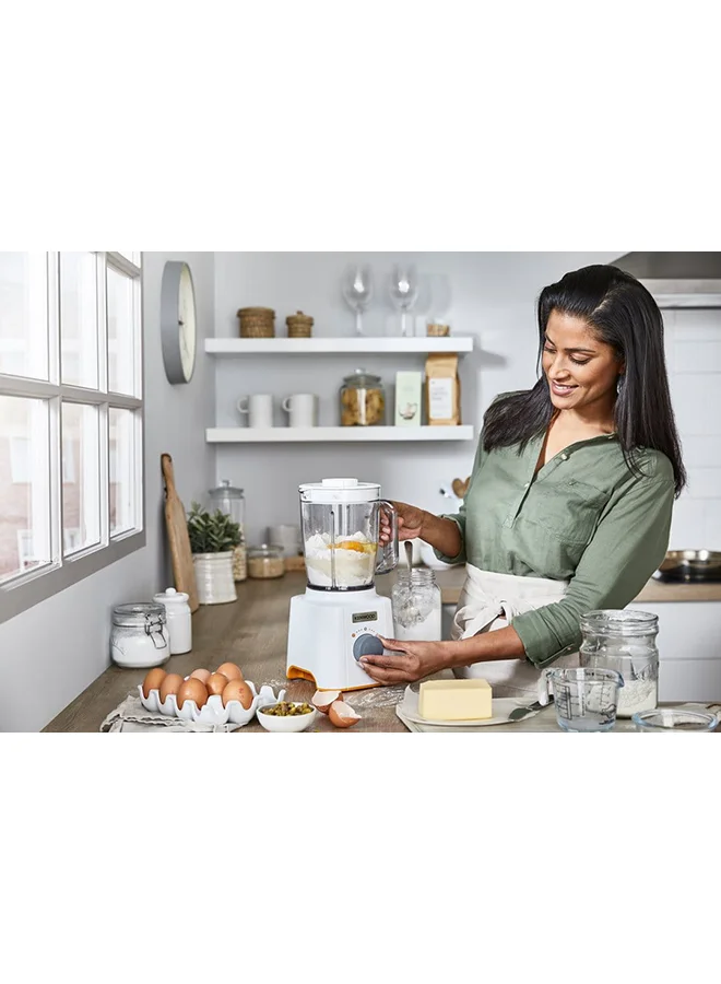 KENWOOD Blender Smoothie Maker Blend-Xtract (Effortless and Efficient Blending) With Multi Mill (Grinder/Chopper) 350 W BLP31.D0WG White