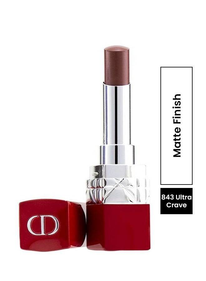 ديور أحمر شفاه مرطب وفائق التصبغ ألترا روج لون ألترا كريف 843 - Image 1