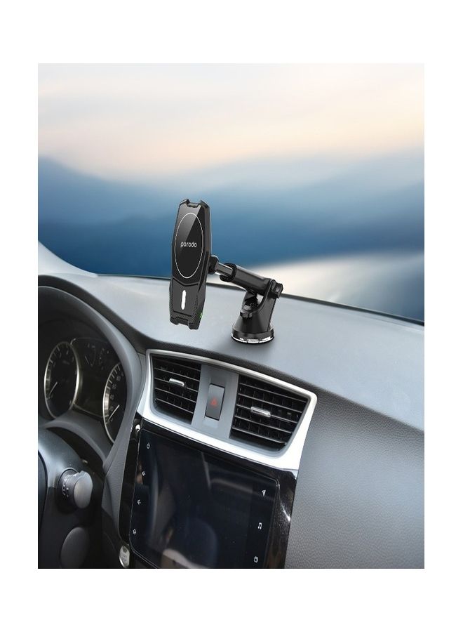 porodo Magsafe Wireless Car Mount Dual Stand Combo 15W  - Image 2