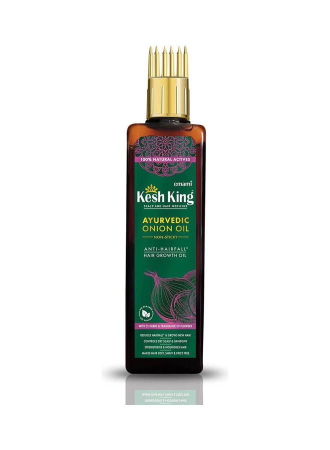 Kesh King Ayurvedic Onion Oil Green 200ml  - Image 1