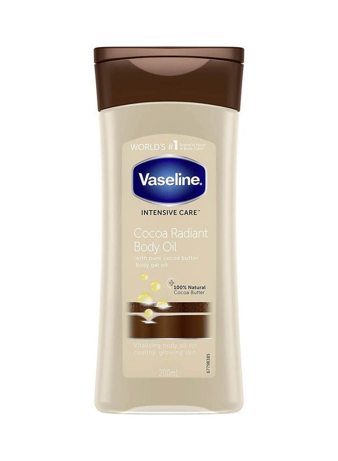 Vaseline Cocoa Radiant Body Oil White 200ml 