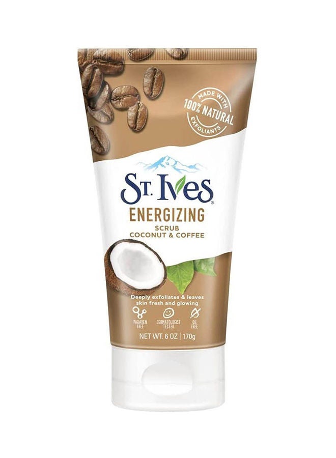 ST. Ives - Energizing Coconut And Coffee Scrub Brown 170grams - Image 1