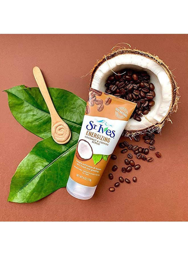 ST. Ives - Energizing Coconut And Coffee Scrub Brown 170grams - Image 1