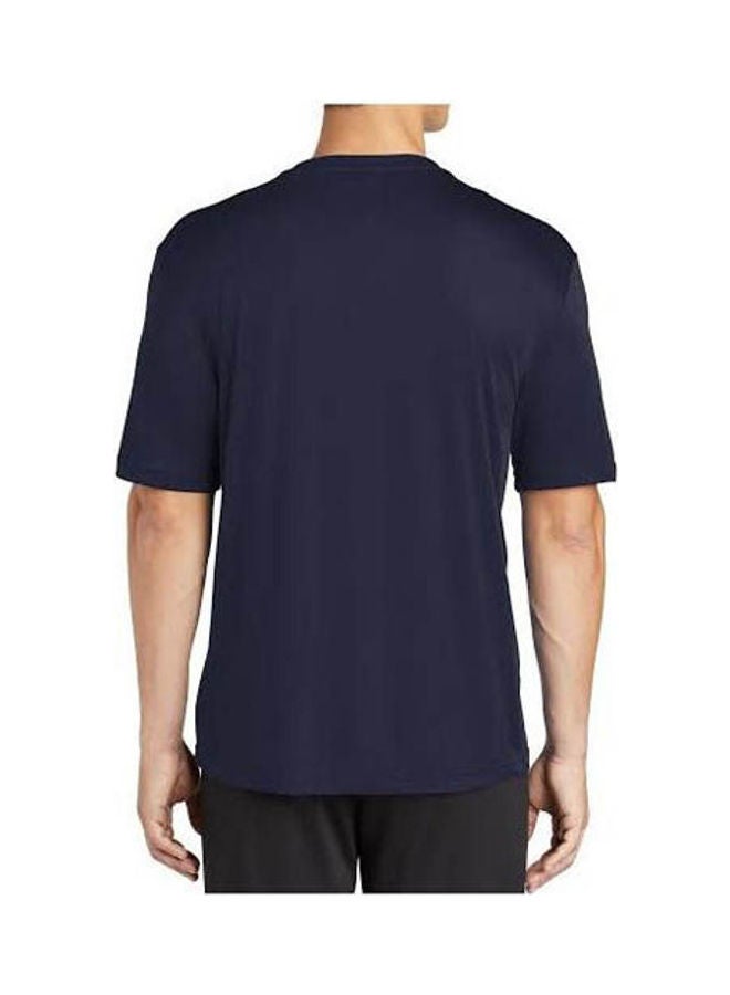 azeez - Navy Quick Dry Breathable Athletic Shirt Blue - Image 1