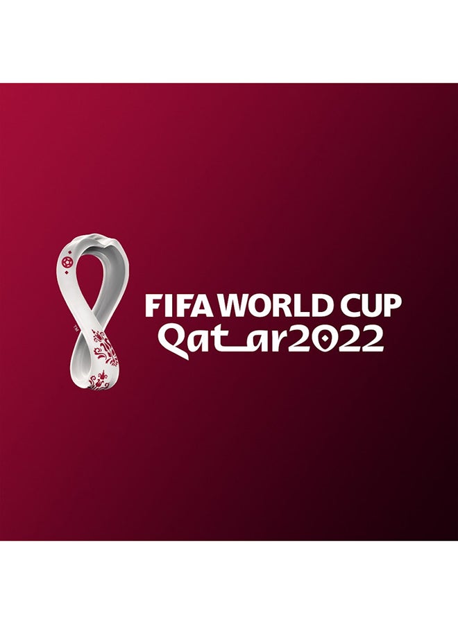 FIFA Qatar World Cup 2022 Goal Post Set 2 Mini 91.5x63 cm – Official Licensed Product with Net and Ball 91.5x63cm