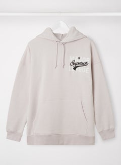 Sivvi x GenM Drawstring Hoodie Grey  - Image 1