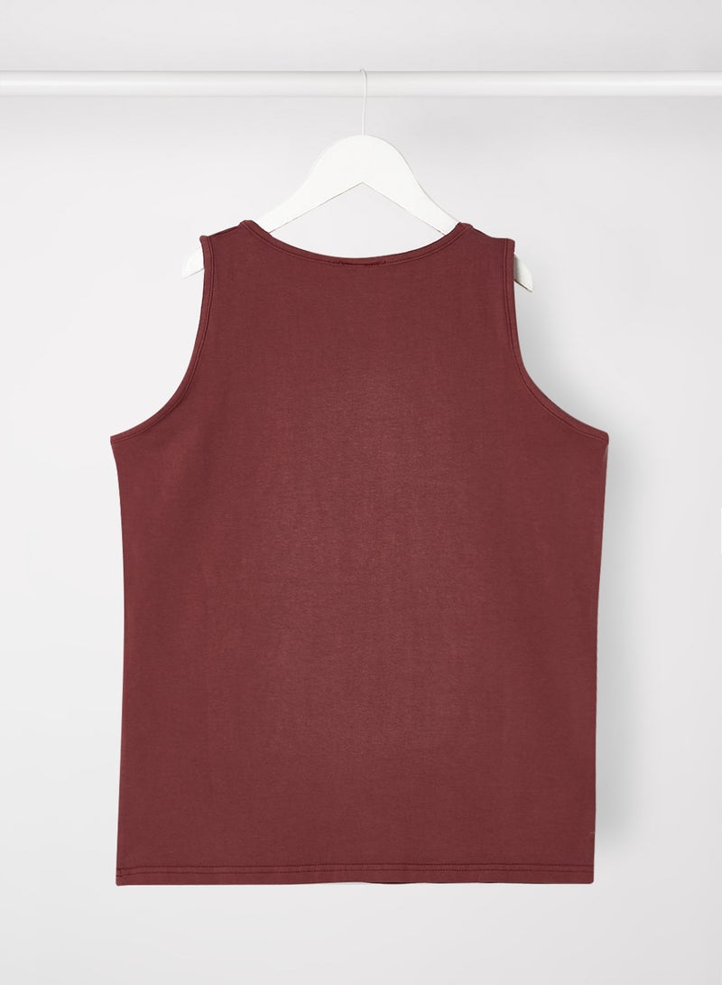 Sivvi x GenM Round Neck Tank Top Brown  - Image 2