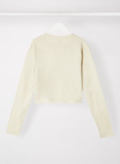 Sivvi x D'Atelier Long Sleeve T-Shirt Beige  - Image 2
