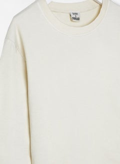 Sivvi x D'Atelier Long Sleeve T-Shirt Beige  - Image 3
