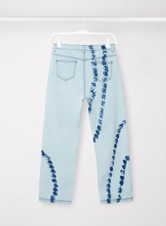 Sivvi x D'Atelier Tie-Dye Print Jeans Light Blue  - Image 2