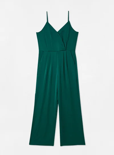 آي.سينري Pleated Jumpsuit Green