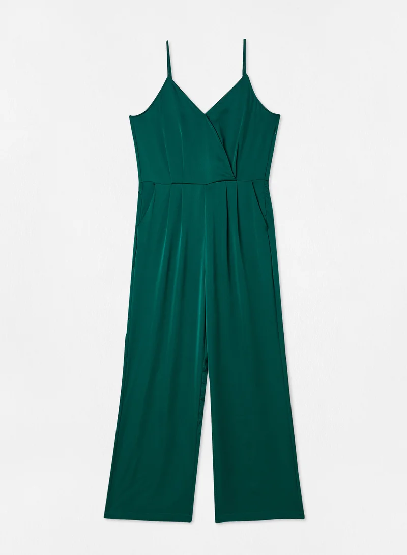 I.Scenery Pleated Jumpsuit