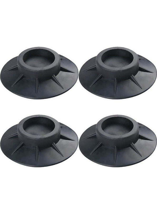 Washing Machine Anti Vibration Pads 8 Pcs Black 10x4cm  - Image 1