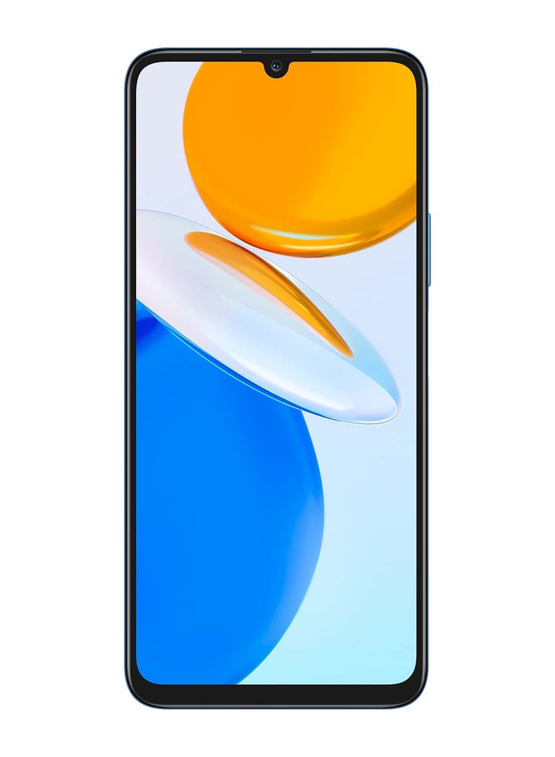 هونور - هاتف X7 ثنائي الشريحة بذاكرة رام 4 جيجابايت وذاكرة داخلية 128 جيجابايت وتقنية 4G بلون أزرق محيطي - إصدار عالمي - Image 1