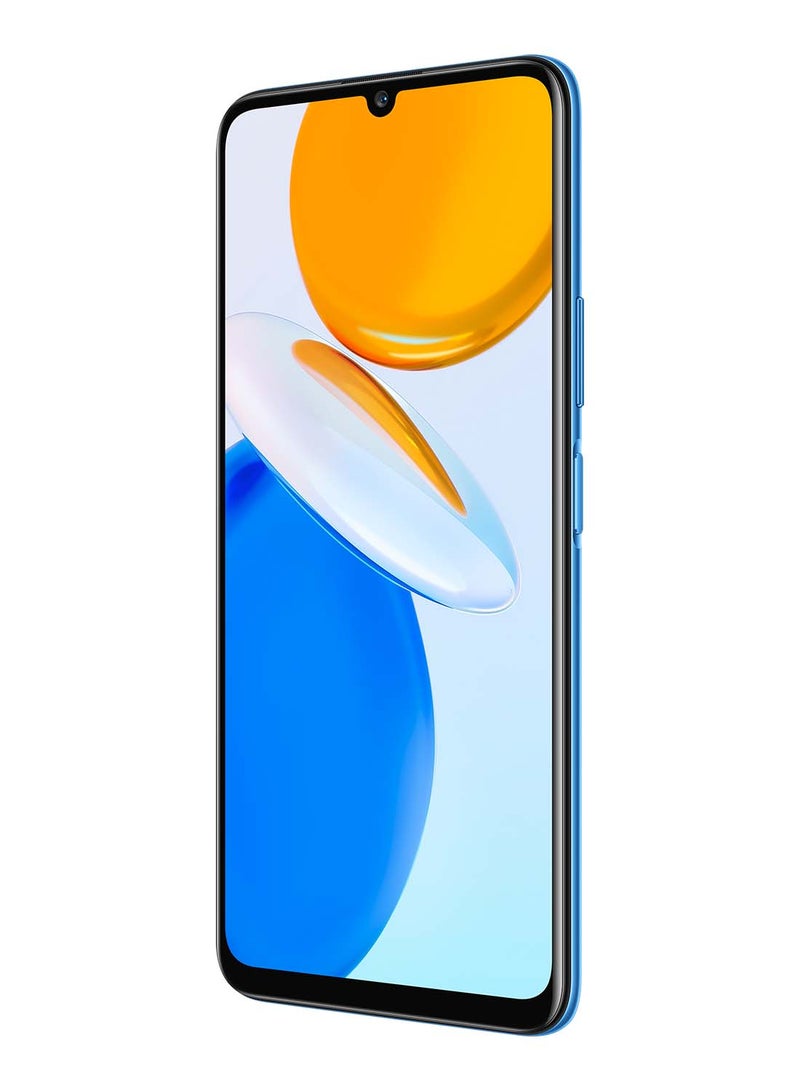 هونور - هاتف X7 ثنائي الشريحة بذاكرة رام 4 جيجابايت وذاكرة داخلية 128 جيجابايت وتقنية 4G بلون أزرق محيطي - إصدار عالمي - Image 1