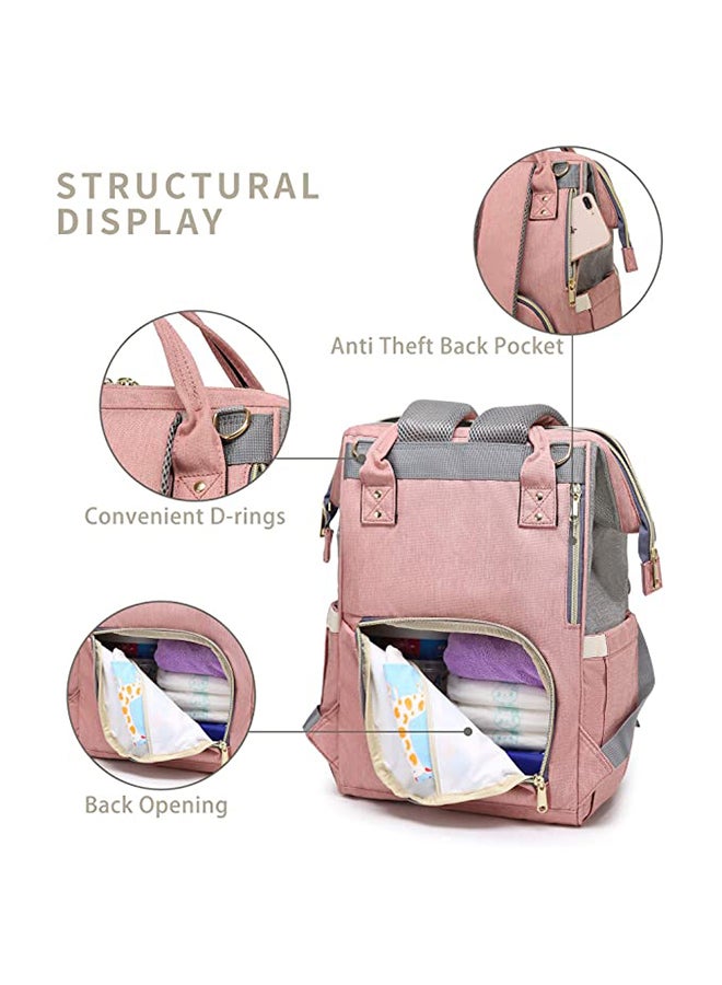 Comfortable And Breathable Inner Lining Baby Diaper Bag With USB Charging Pot and Detachable Straps  - Image 5