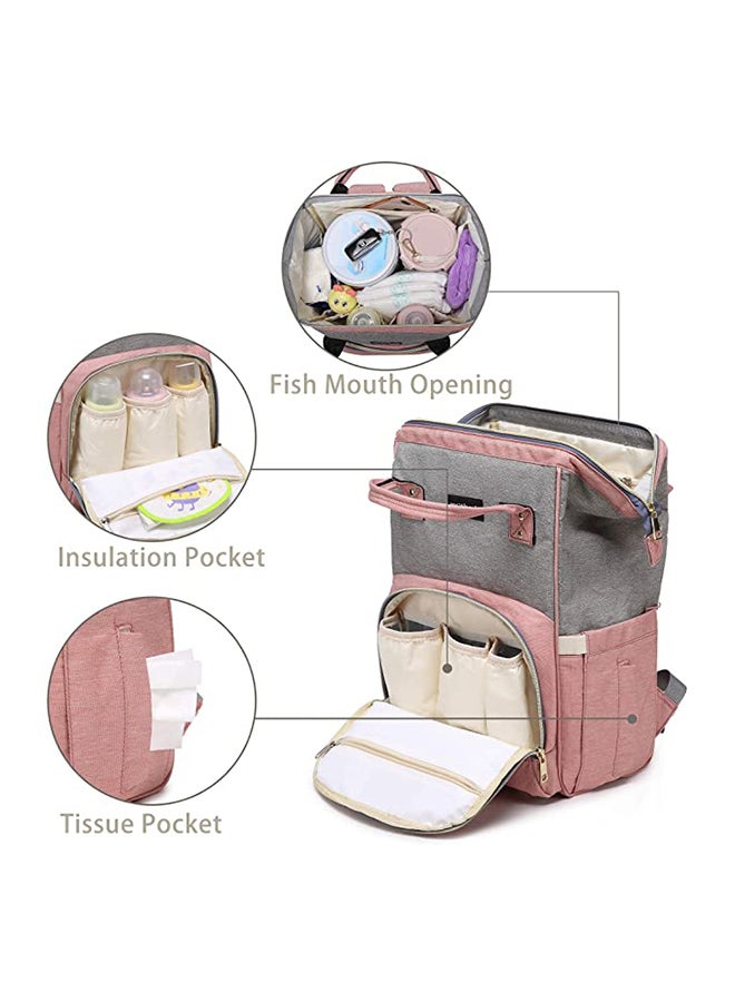 Comfortable And Breathable Inner Lining Baby Diaper Bag With USB Charging Pot and Detachable Straps  - Image 4
