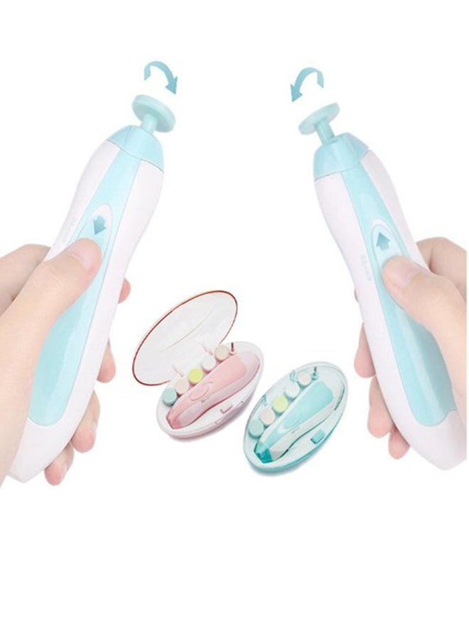 Generic Electric One Button And Adjustable Speed Baby Nail Trimmer Set With LED Light  - Image 4