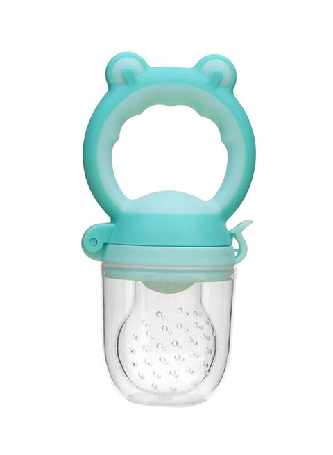 Small Convenient Silicone Fresh Fruit And Vegetable Teething Feeder For Kids - Green