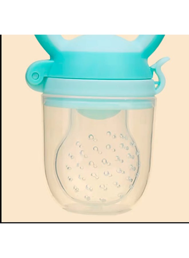 Small Convenient Silicone Fresh Fruit And Vegetable Teething Feeder For Kids - Green - Image 2