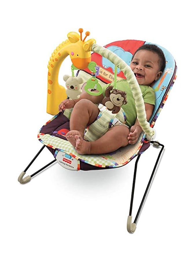 BLUE CARE - Baby Multipurpose Luv You Zoo Platime Rocker Chair With Vibration And Music - Multicolour - Image 1