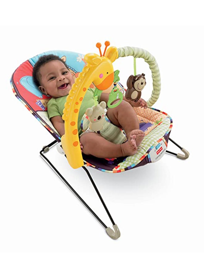 BLUE CARE - Baby Multipurpose Luv You Zoo Platime Rocker Chair With Vibration And Music - Multicolour - Image 1