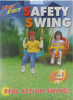 Kings Sport 3-In-1 Multifunctional Non-Toxic Eco-Friendly Sturdy And Durable Plastic Baby Safety Swing  - Image 2